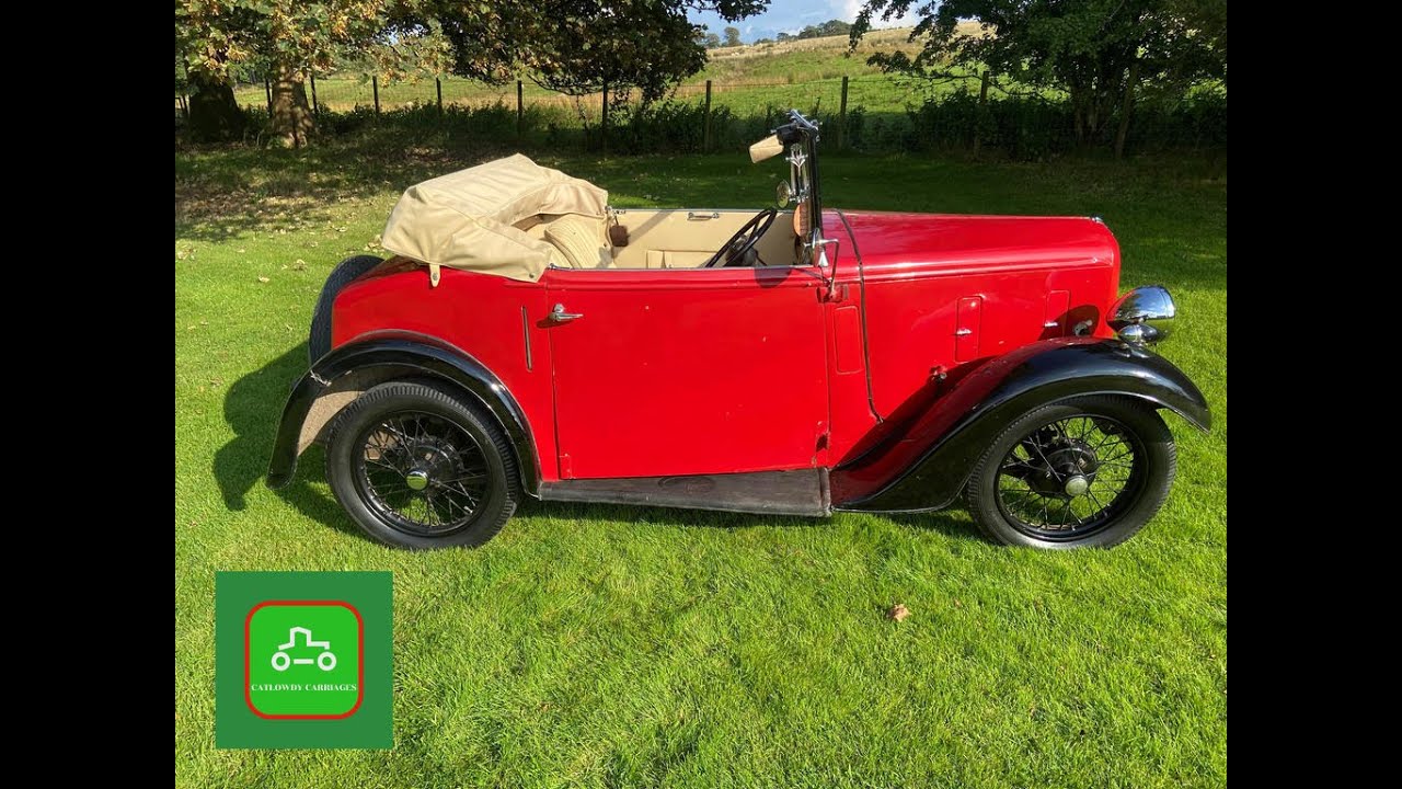 AUSTIN 7 SEVEN OPAL 1937 TWO SEAT TOURER SOLD BY www.catlowdycarriages.com