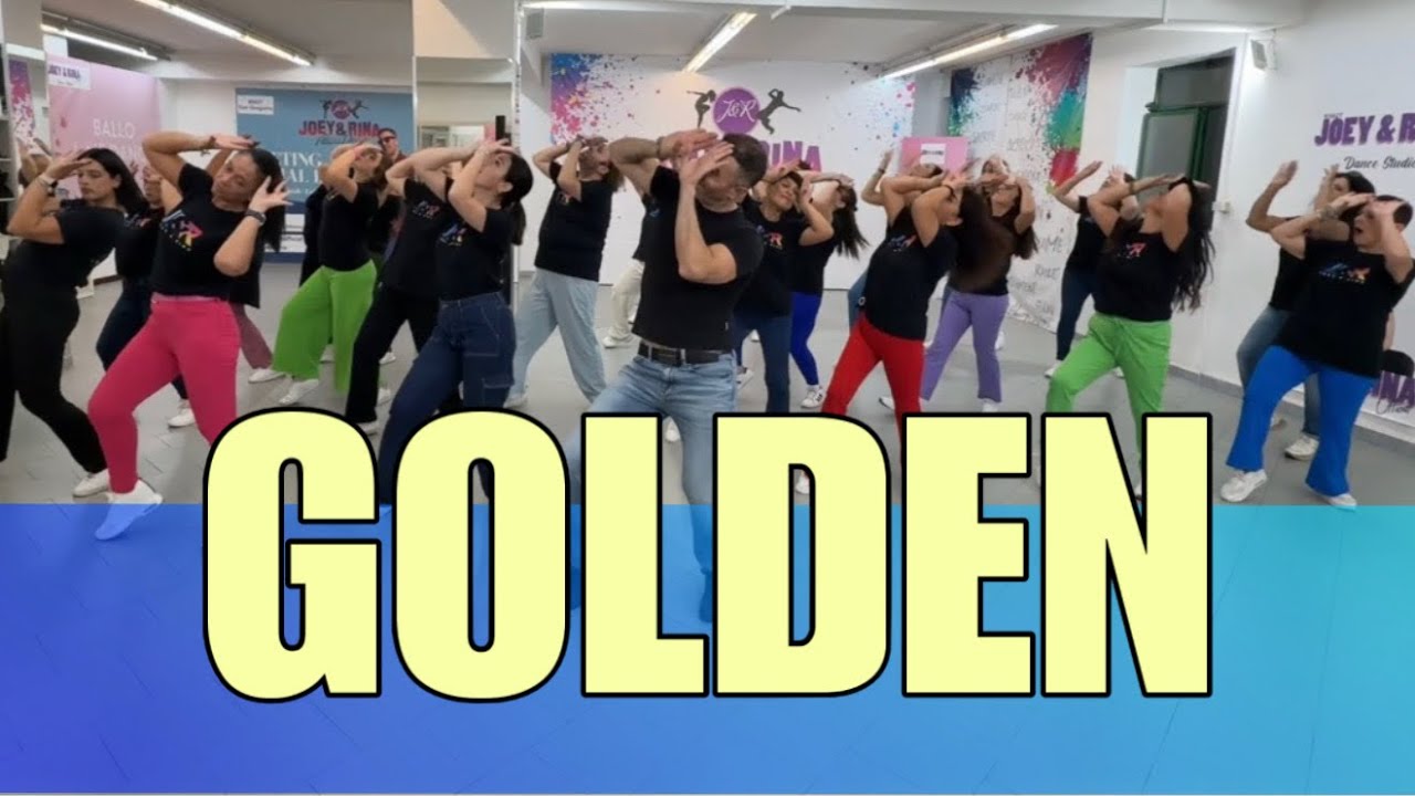 GOLDEN coreo JOEY&RINA || TUTORIAL || Balli di Gruppo Social Dance 