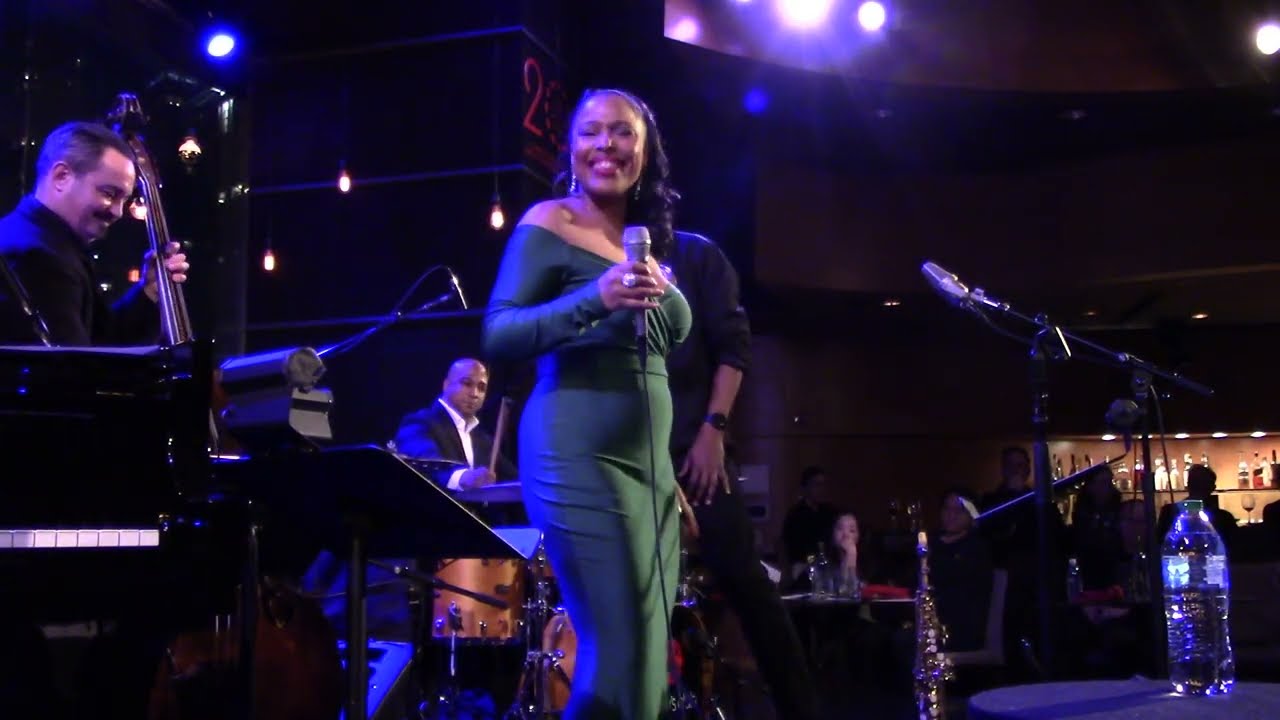 Melanie Scholtz with Adonis Rose at Dizzy's Club, New York