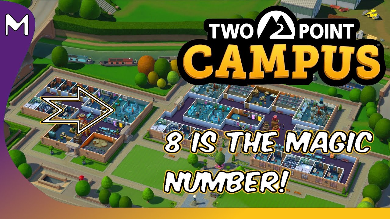 Two Point Campus! Tips / Tutorial - Top 3 Tips! 8 Per Class! (Tips!)