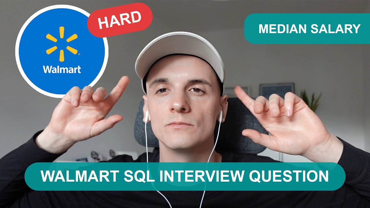 *HARD* Walmart SQL Interview Question (StrataScratch 9900: Median Salary)