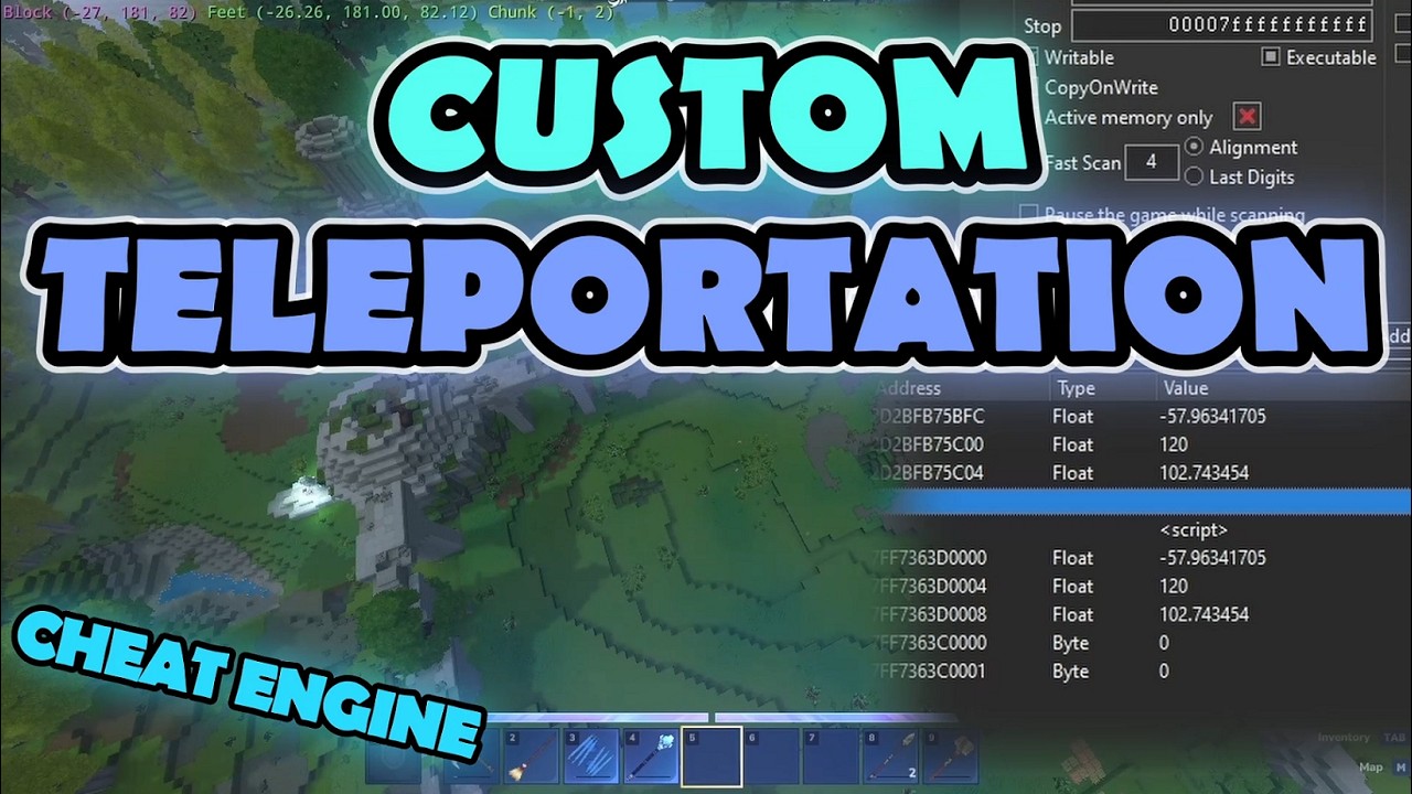 Hytale - Custom Teleportation With Cheat Engine