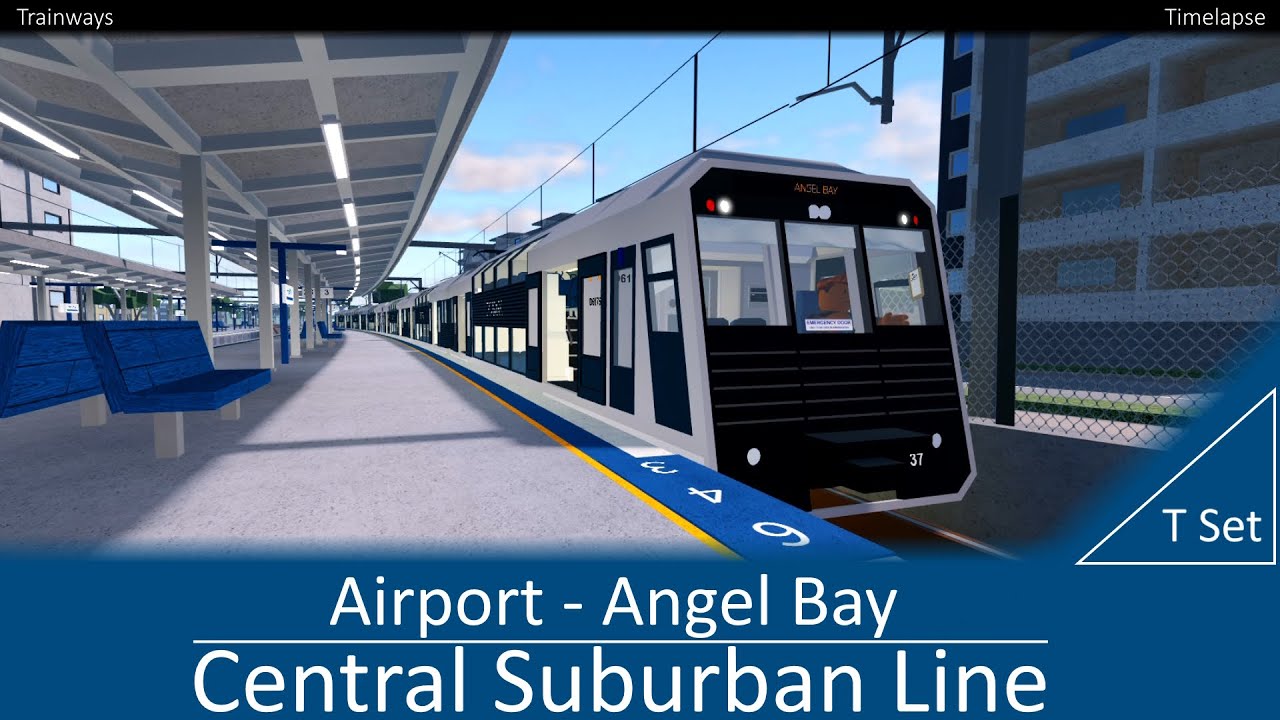 Trainways Roblox | Airport - Angel Bay [Airport Update !!!] [Timelapse]