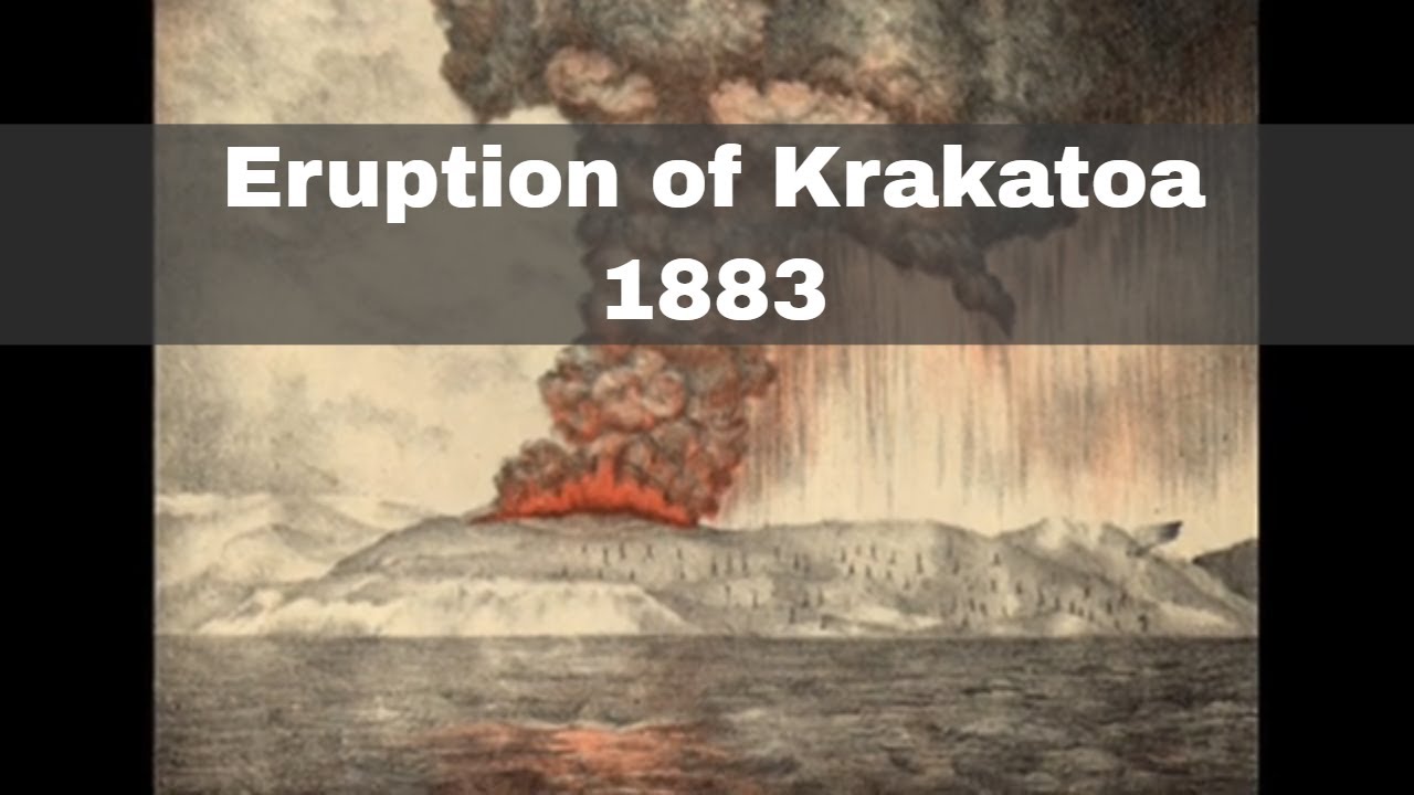 27 августа 1883 года: извержение Кракатау.