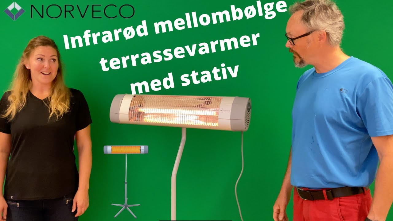 Norveco STAR 2000 - infrarød mellombølge terrassevarmer