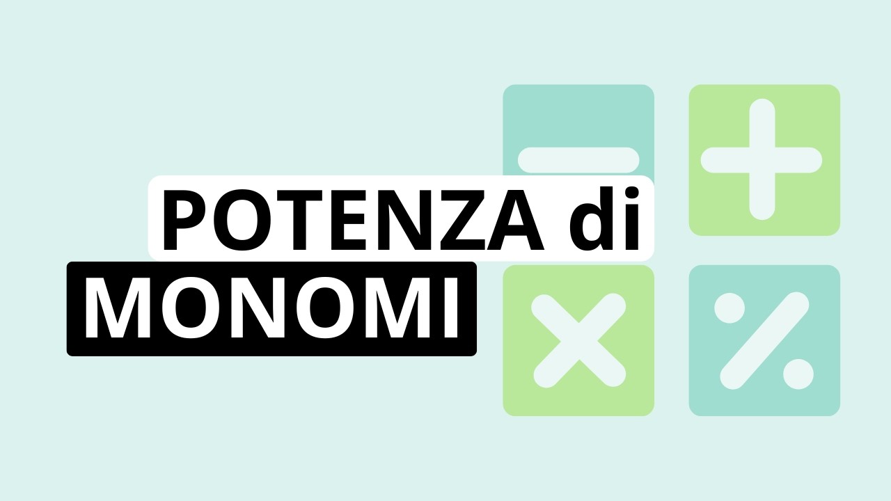 Potenza di monomi