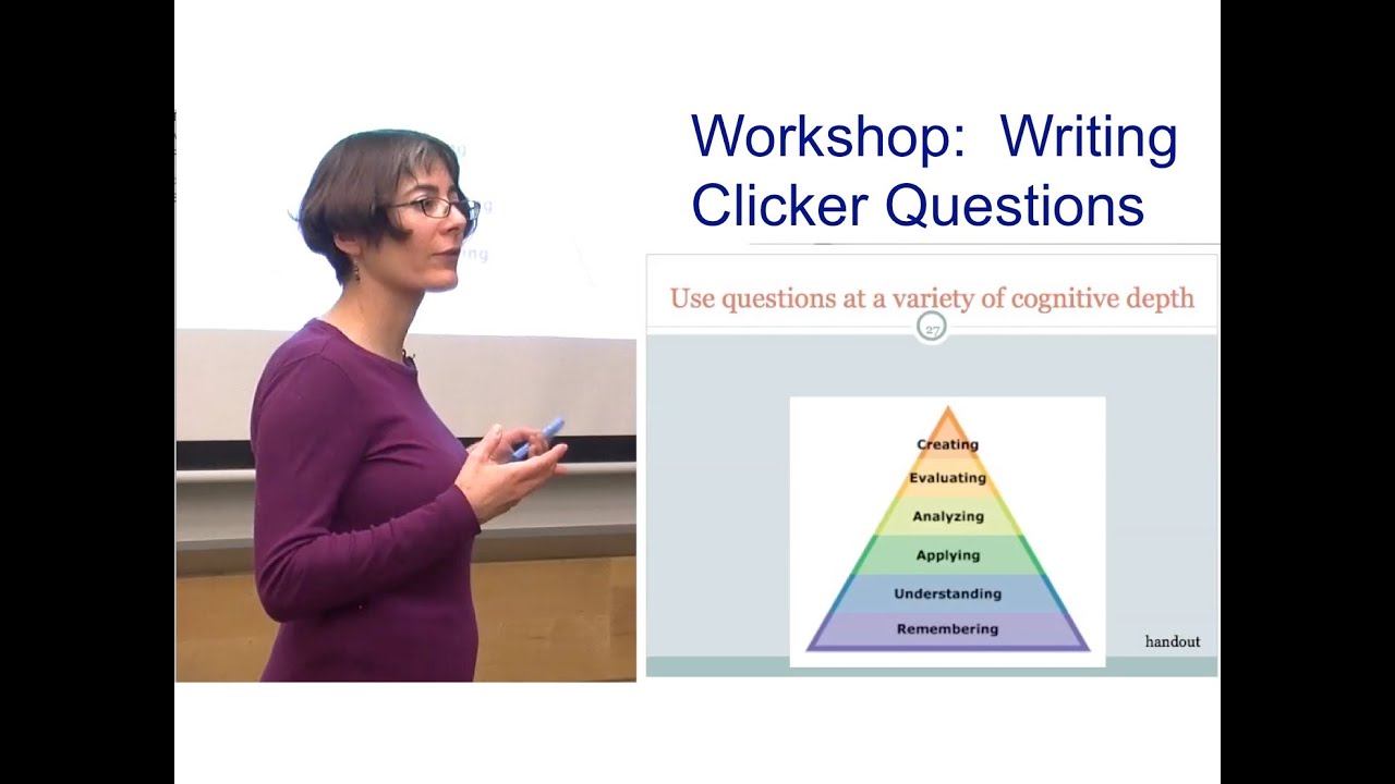 Writing Great Clicker Questions:  Faculty Workshop