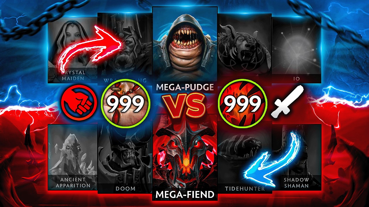 ДВА БОГА: Shadow Fiend БЕССКОНЕЧНОСТЬ ДУШ ПРОТИВ Pudge ВАНШОТ ХУК!😰