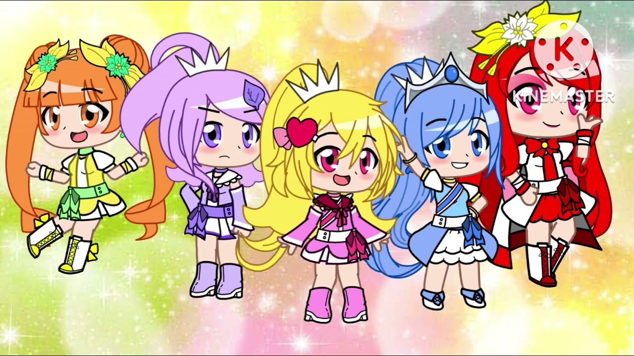 Pretty Cure Characters in Gacha Club (Remade)