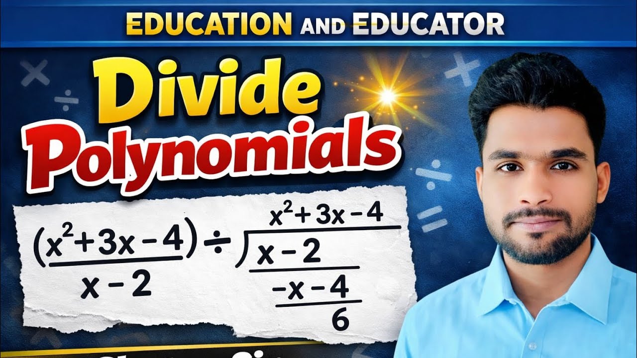Divide Polynomial Rule in Hindi | Polynomial Division Trick | Class 9–10 Maths | 