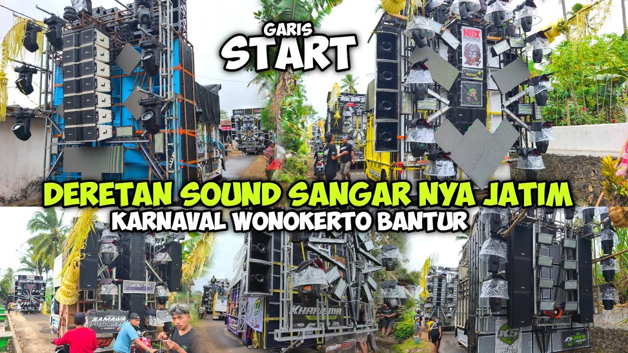 Adu Gengsi Antar RT segera Dimulai ‼️ Daftar Urut Start Sound Karnaval Wonokerto Bantur 