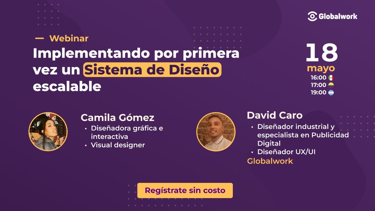 Webinar UX/UI - Implementando por primera vez un Sistema de Diseño escalable