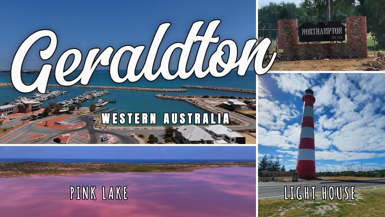 GERALDTON WA via NORTHHAMPTON and the PINK LAKE.