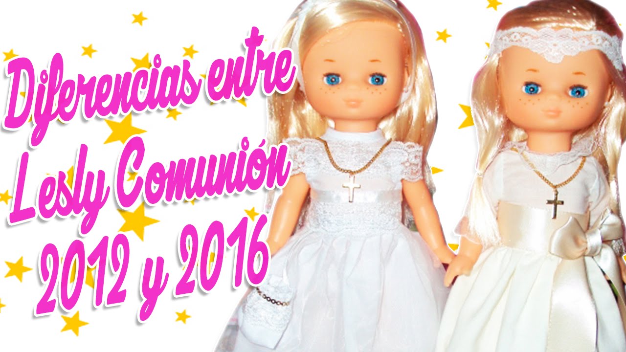 Diferencias entre Leslys Comunión 2012 y 2016