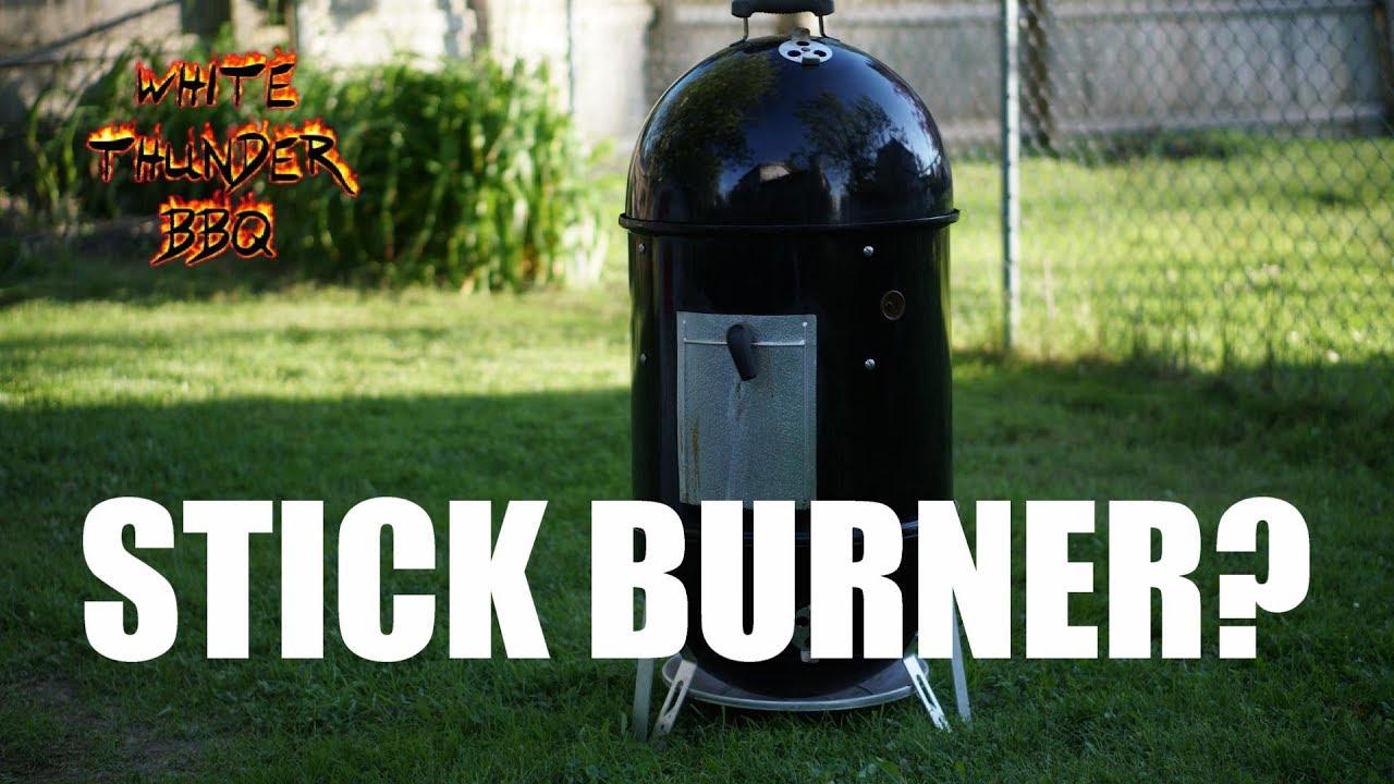Weber Smokey Mountain Stick Burner Method