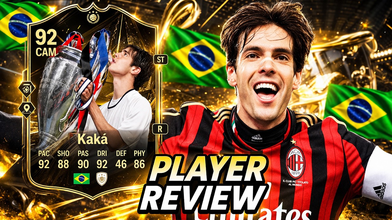 5⭐5⭐ 92 TROPHY TITANS ICON KAKA SBC PLAYER REVIEW | FC 26 Ultimate Team