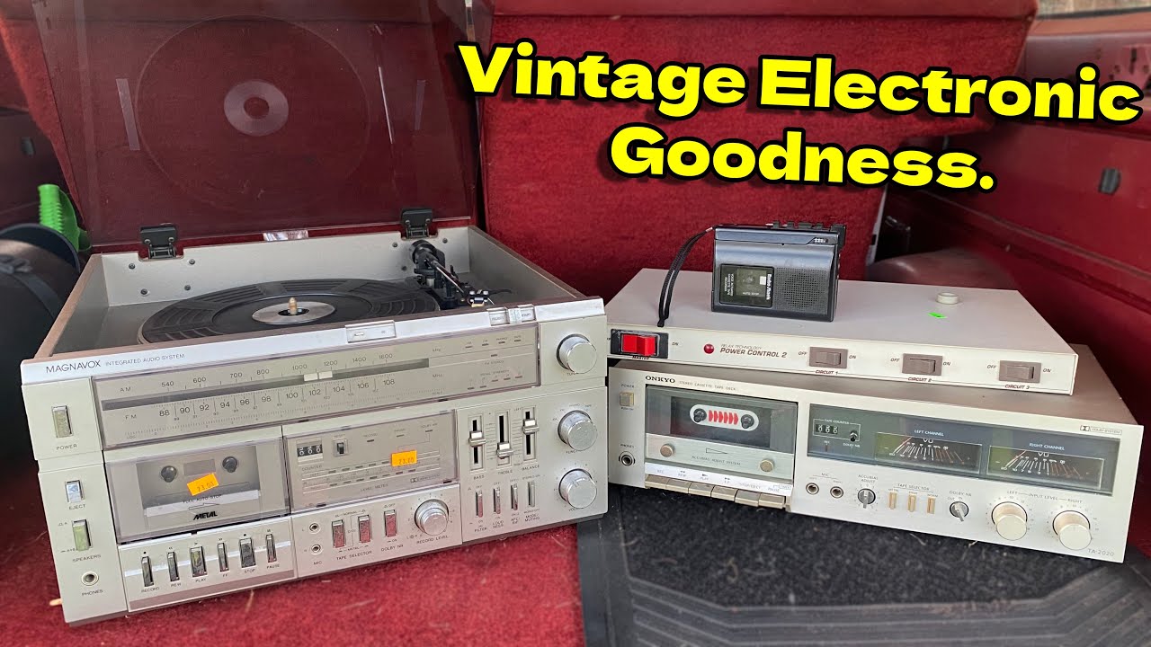 Goodwill Haul of Vintage Stereo Equipment! + New Channel Introduction!
