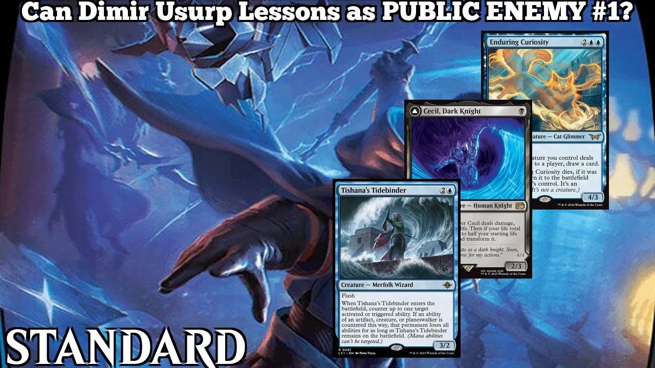 Can Dimir Usurp Lessons as PUBLIC ENEMY #1? | UB Midrange | Standard Bo3 | Mythic Rank | MTG Arena