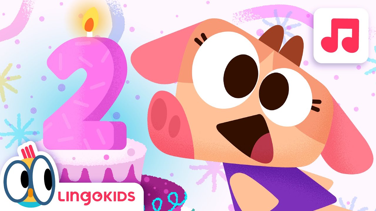 Happy Birthday Song for 2-Year-Olds 🎂2️⃣🎈 Songs for kids | Lingokids