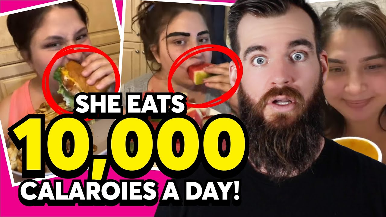 SHE EATS 10,000 CALORIES A DAY!!