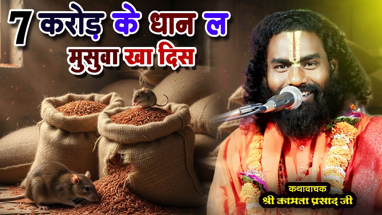 मुसुवा खा दिस 7 करोड़ के धान ला | Kamata prasad | hasya katha | new katha | live
