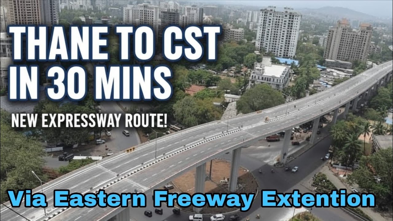 Thane to CST Freeway work started| Eastern freeway Anand Nagar Thane to Chheda Nagar Ghatkopar.