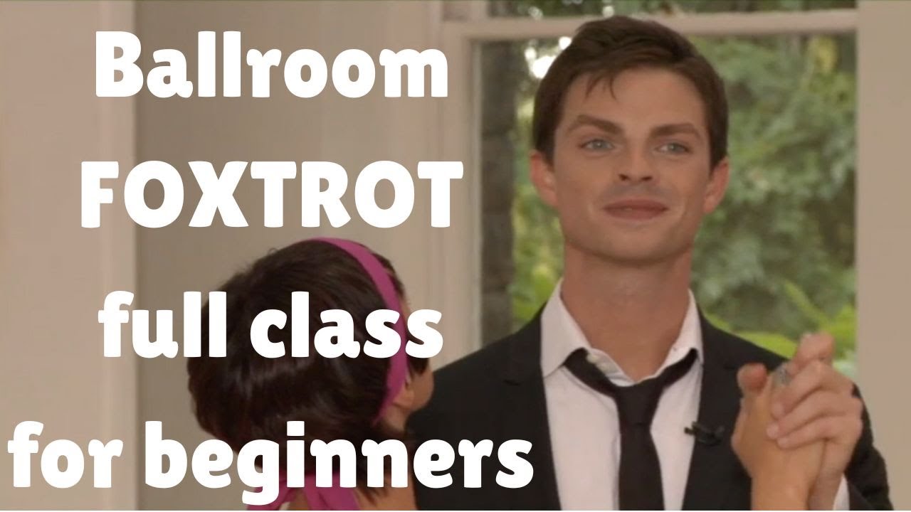 Learn to dance in 30 minutes - ballroom FOXTROT class for wedding dance beginners
