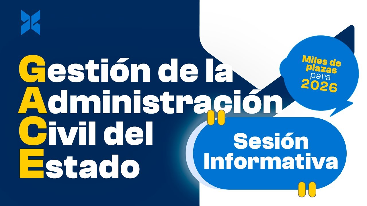 Oposiciones de GACE (Gestión Administración Civil del Estado) | ¡Miles de plazas recién convocadas!