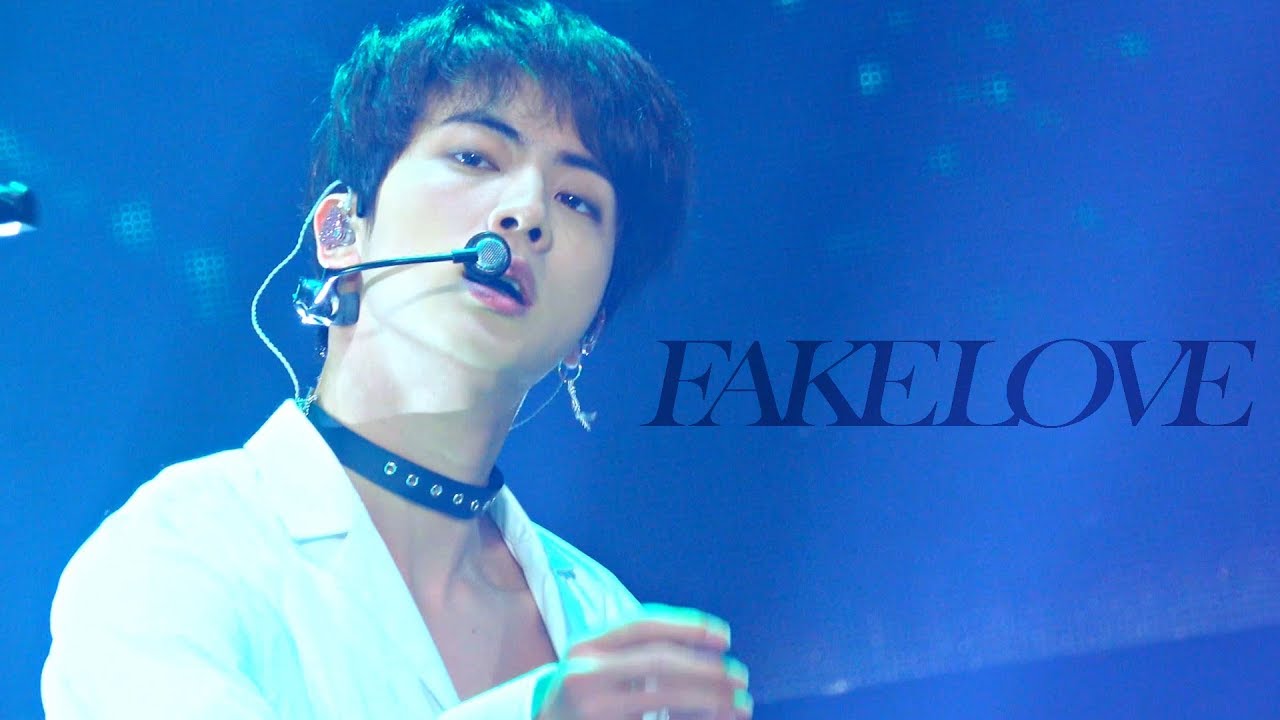 4K) FAKE LOVE 181128 AAA 방탄소년단 석진 직캠 BTS CHOCKER Jin focus fancam