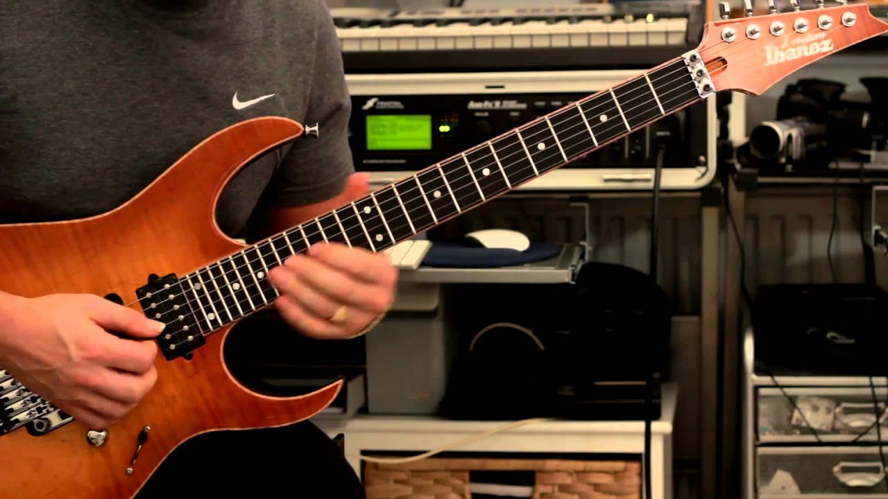 Shredding on my new Ibanez J Custom - Rick Graham