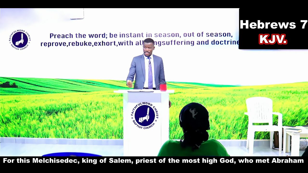 For this Melchisedec, king of Salem, priest of the most high God, who met Abraham