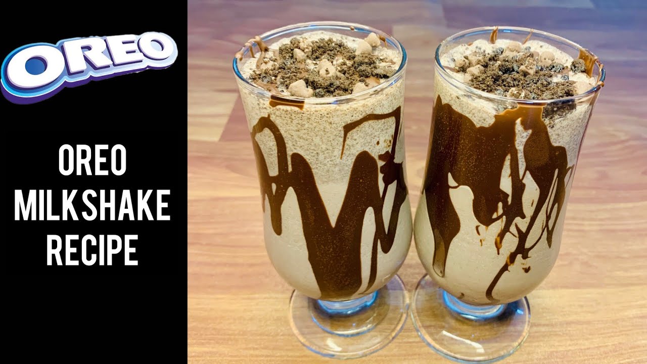 Oreo Milkshake Without Ice Cream | How to Make Oreo Milkshake | Oreo Shake Recipe