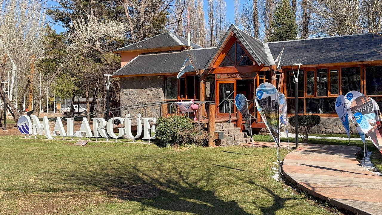 Ciudad de MALARGÜE, hermoso lugar del Sur Mendocino, Argentina 