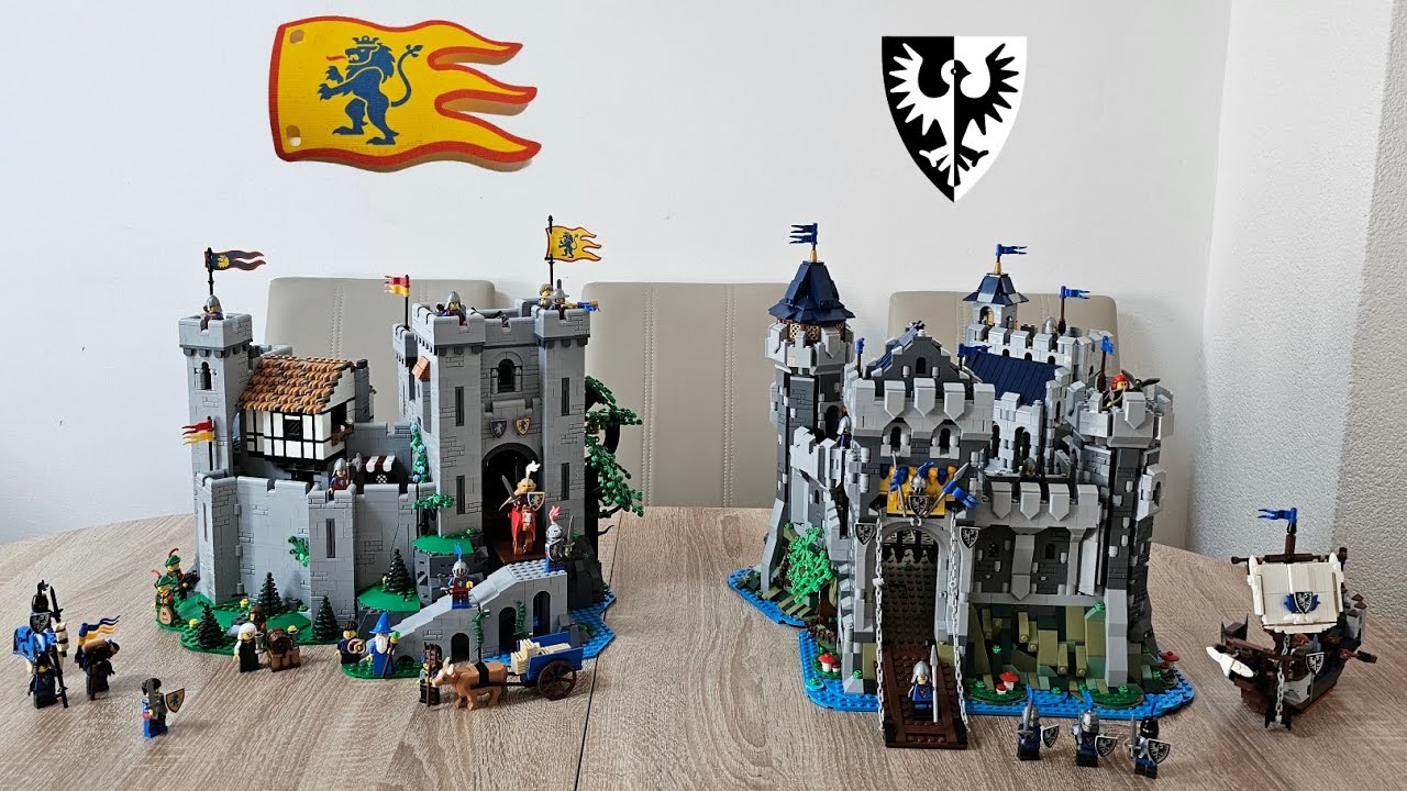 LEGO Lion Knight's Castle & Falcon Master's Castle
