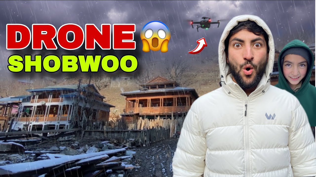 \\YOU CAN’T MISS THIS 😲 | ShoBwoo Bhai’s DRONE in Snowy Sunshine||😱✅