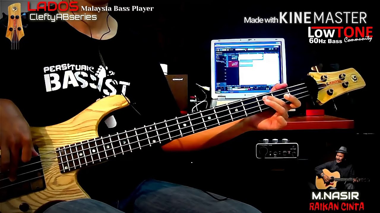 M.NASIR - RAIKAN CINTA - BASS COVER BY Lados (Headphone User)