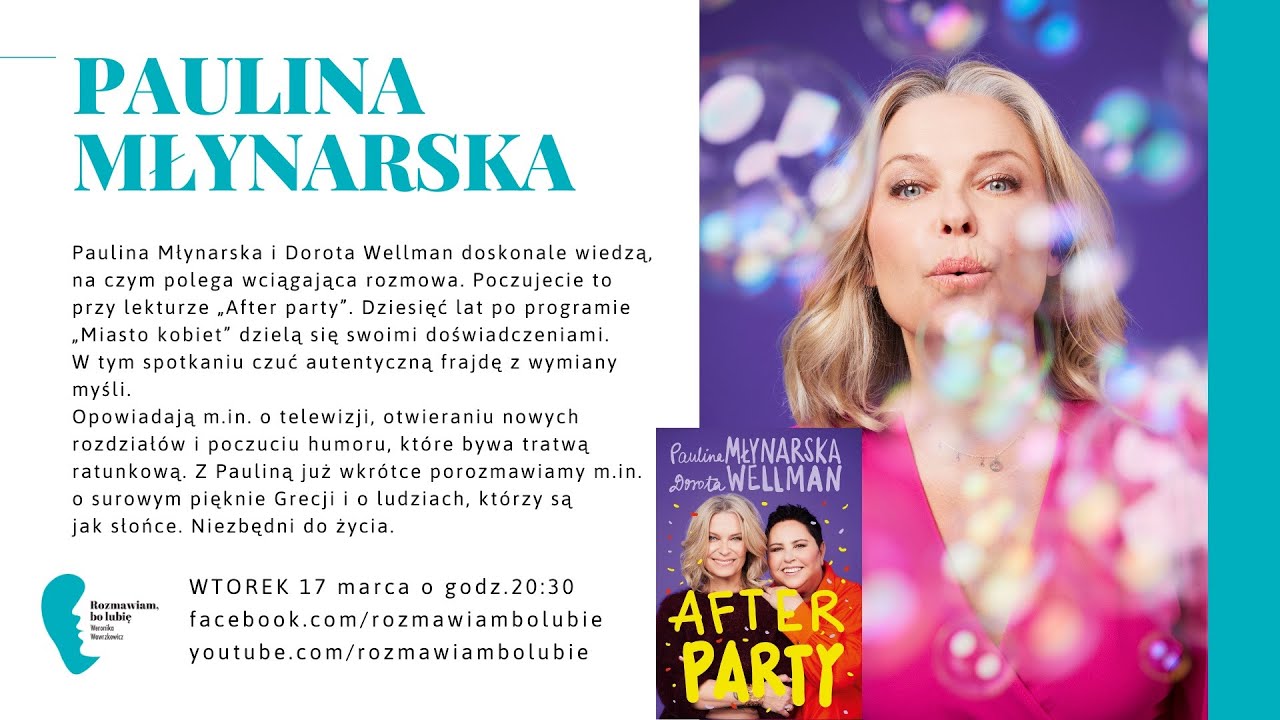 Paulina Młynarska o książce „After party