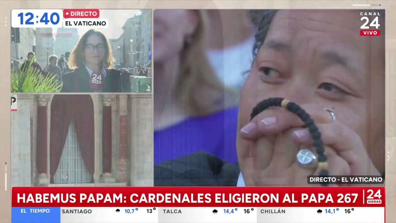 LEON XIV - Habemus Papam - TVN/24 Horas - 08/05/2025