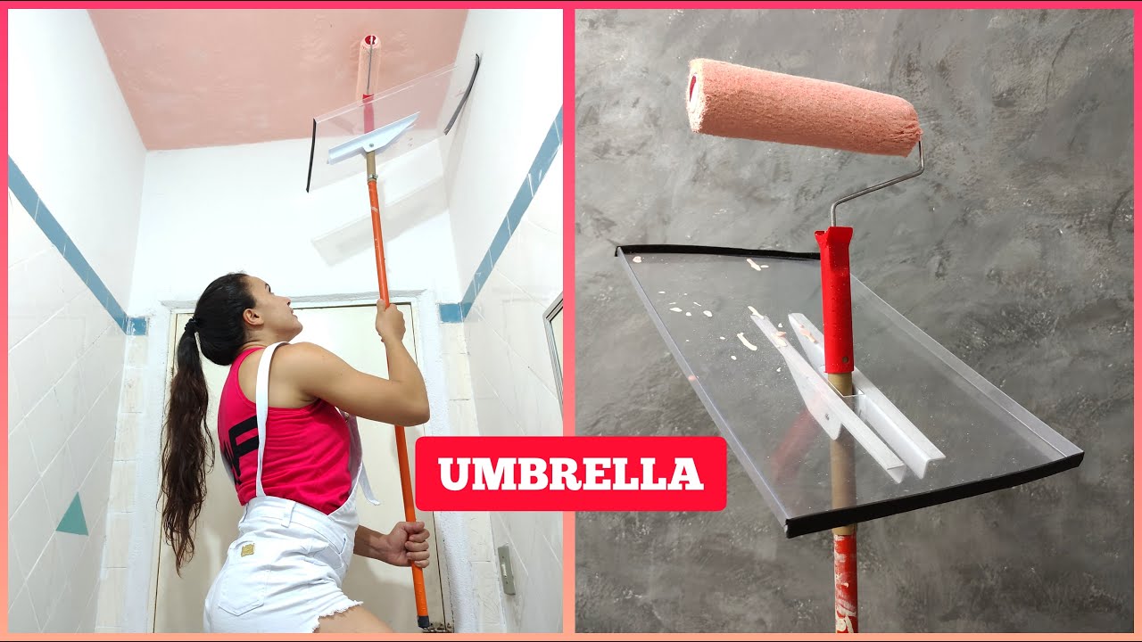 Essa invenção merece um prêmio. Descubra como pintar o teto sem fazer sujeira. Lançamento Oficial!