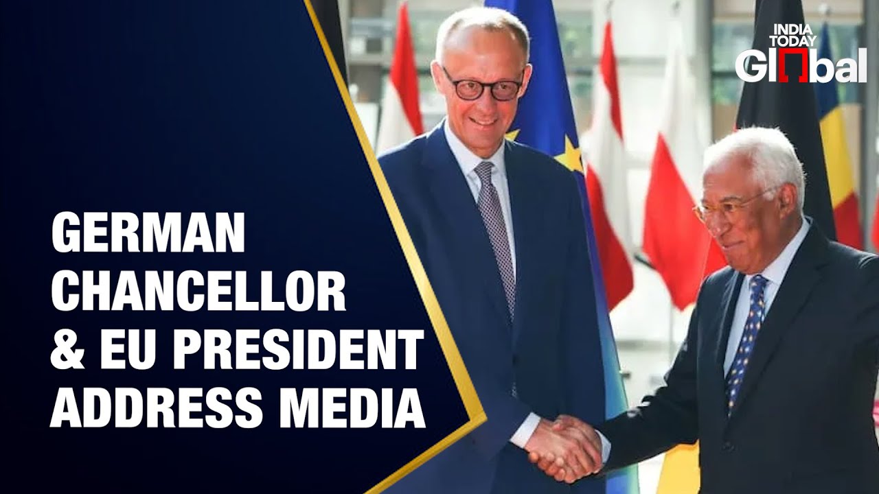 LIVE: German Chancellor Merz & EU Council President Costa Address Media in Berlin