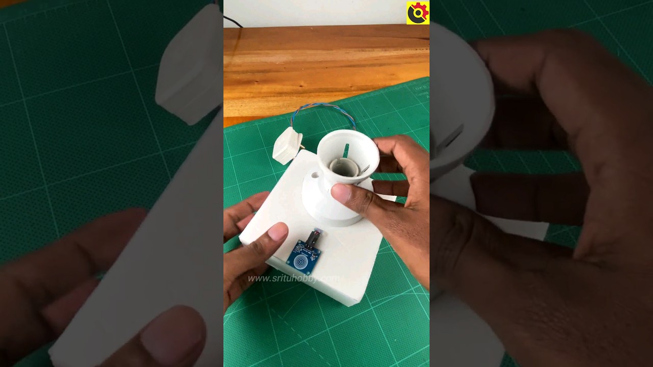 ⚡what's inside the DIY touch control table lamp #sritu_hobby #diy #arduino