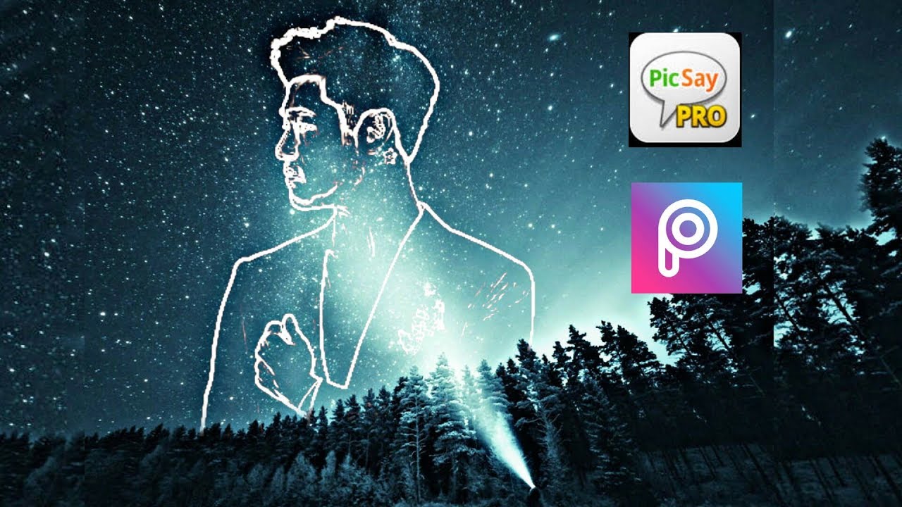 Neon Effect Editing | Tutorial Picsart | Tutorial Picsay Pro