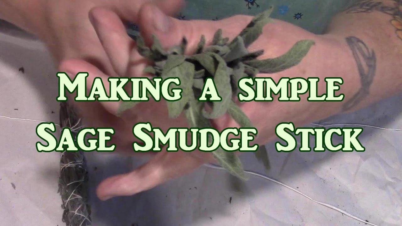 Making a Simple, Sage Smudge Stick!