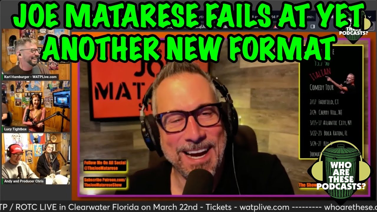 Joe Matarese, The Worst Interviewer Of All Time, Strikes Again!