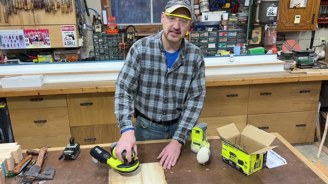 Обзор беспроводной бесщеточной эксцентриковой шлифовальной машины Ryobi с диаметром рабочей зоны ...
