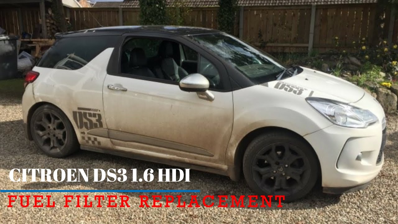 Citroen DS3 1.6 HDI Fuel Filter Replacement
