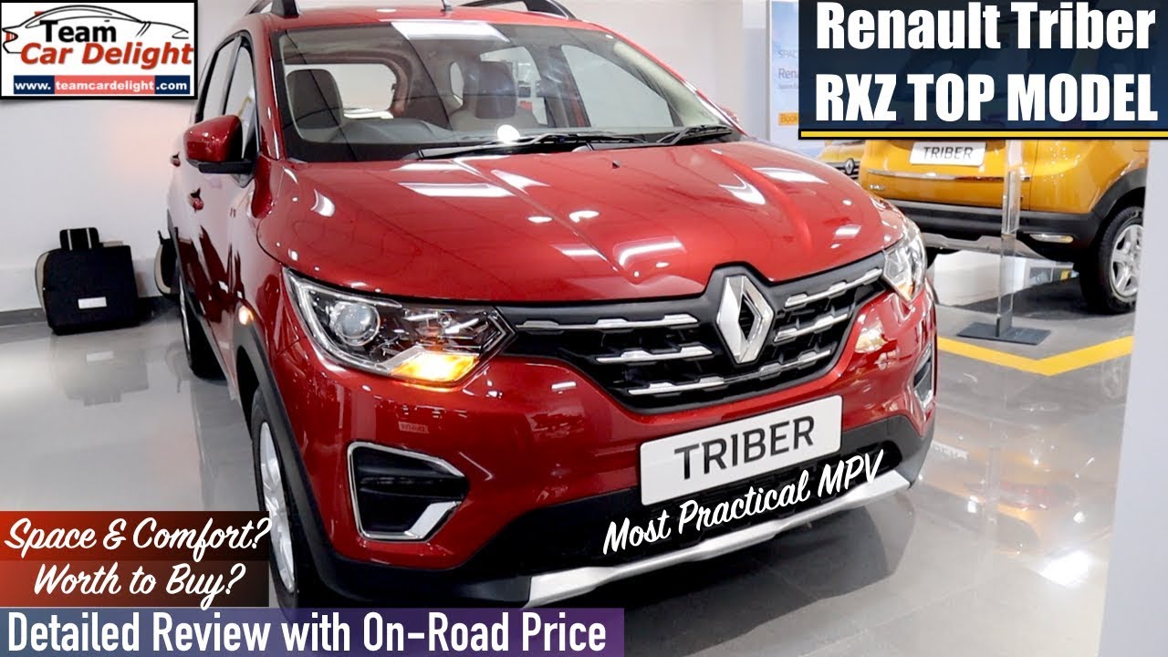 Renault Triber Detailed Review with On Road Price,Features,Interior | Triber Top Model