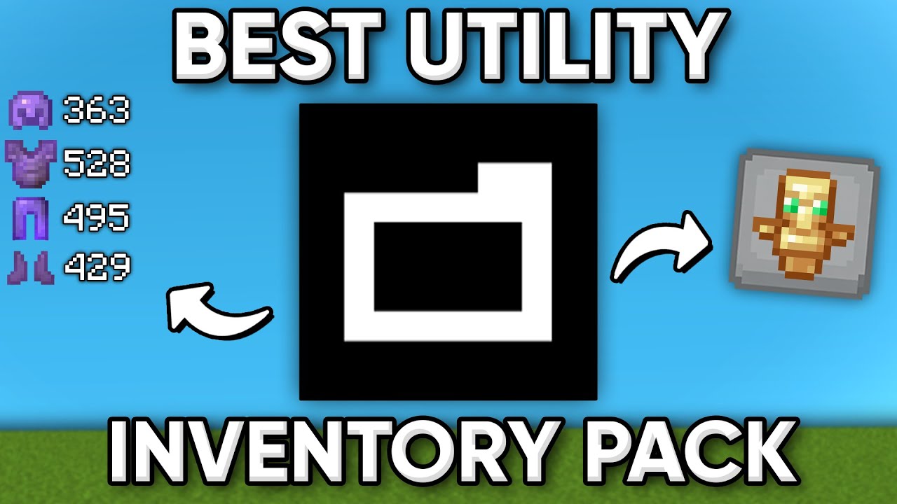 BEST Utility Inventory Pack for Minecraft Bedrock