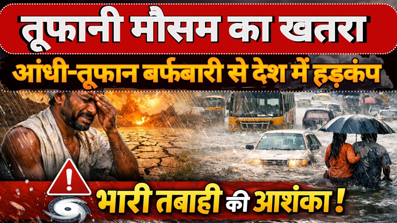 26 February ka Mausam | आंधी तूफान और भारी बारिश  #aaj_ka_ Mausam #today_weather_update #topnews