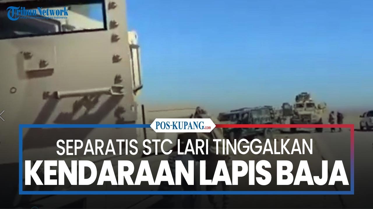 Separatis STC Lari Tinggalkan Kendaraan Lapis Baja di Hadhramaut